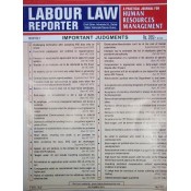 Labour Law Reporter [LLR] with free HRD & Labour Referencer 2026 Subscription